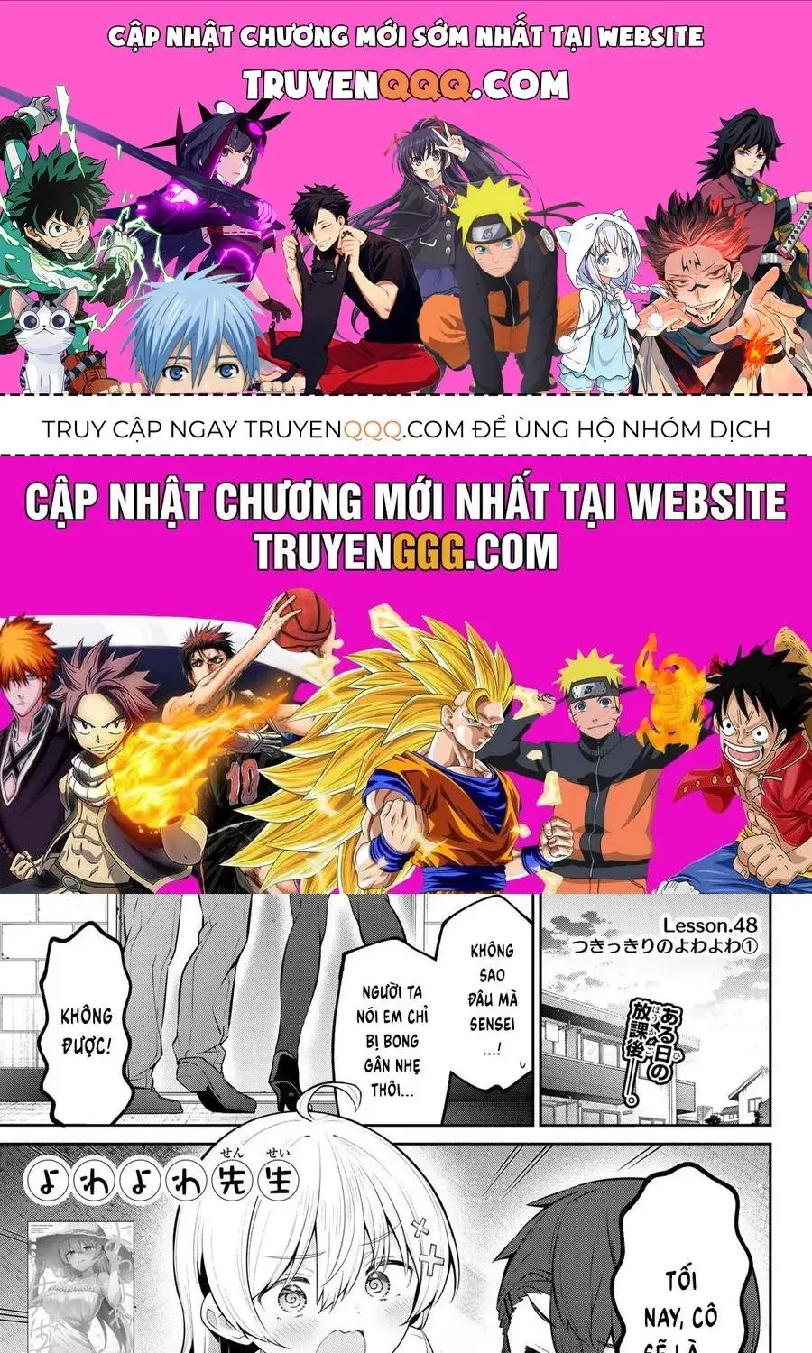 Yowa Yowa Sensei Chapter 48 - Trang 2