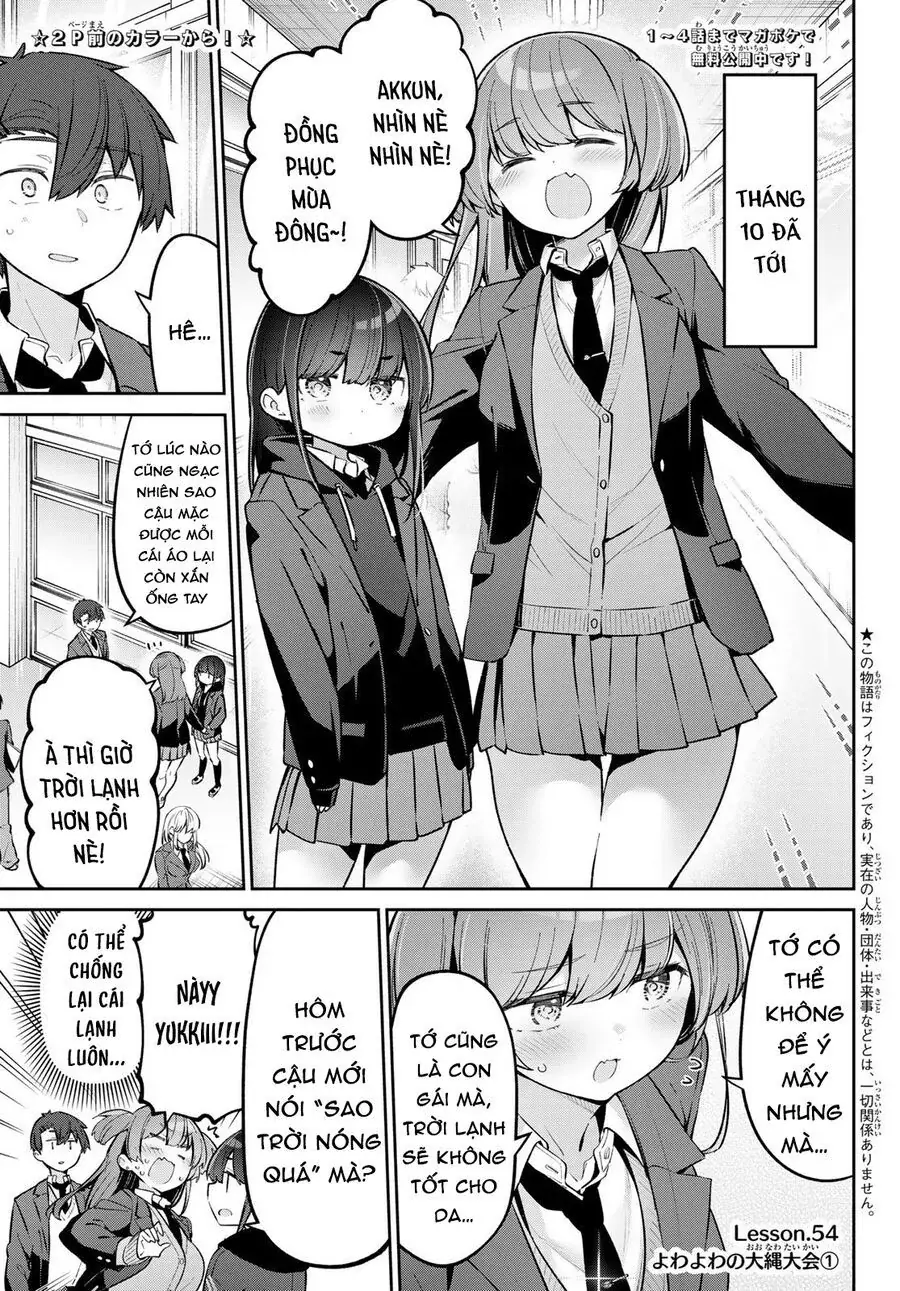 Yowa Yowa Sensei Chapter 54 - Trang 4