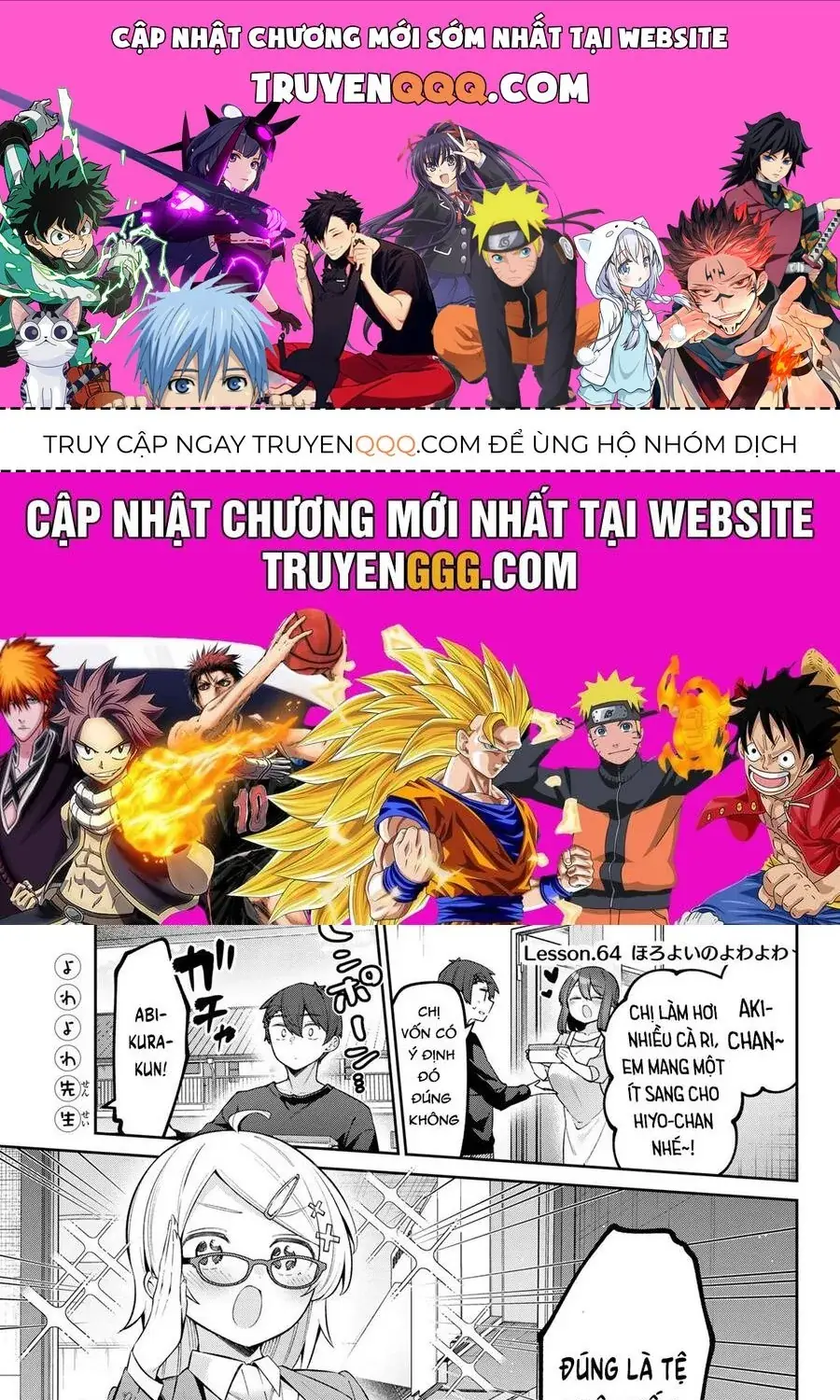 Yowa Yowa Sensei Chapter 64 - Trang 2