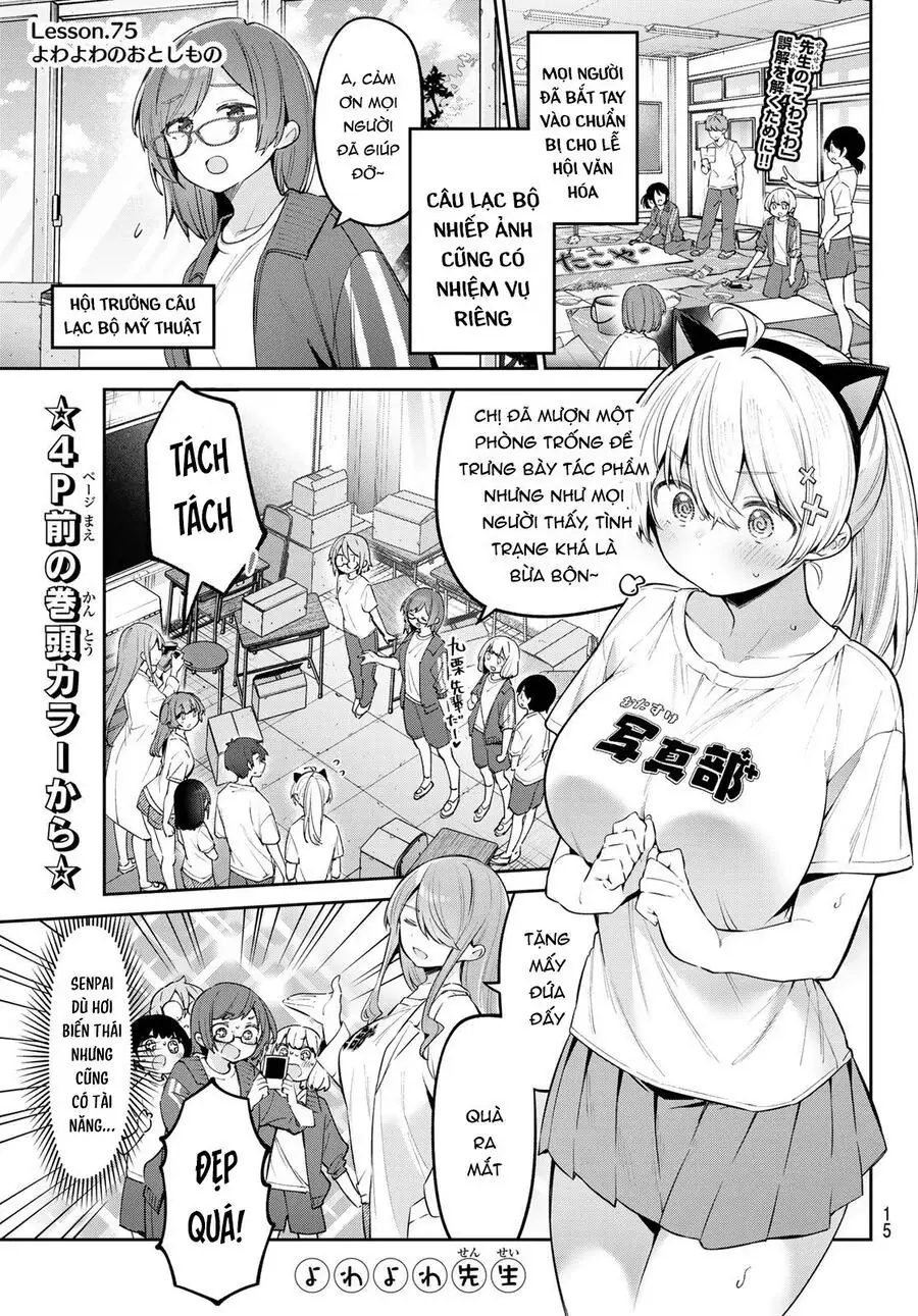 Yowa Yowa Sensei Chapter 75 - Trang 4