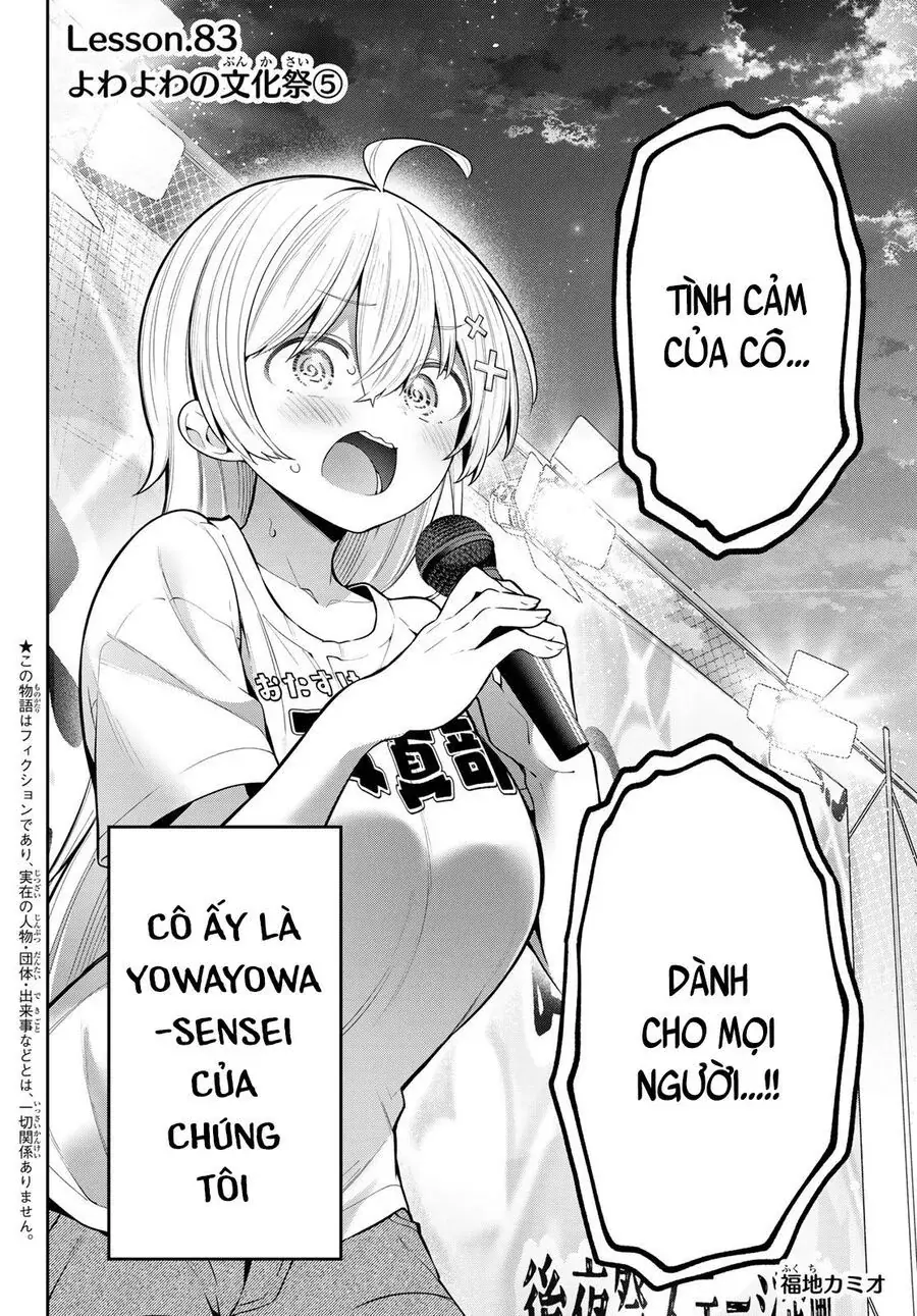 Yowa Yowa Sensei Chapter 83 - Trang 4