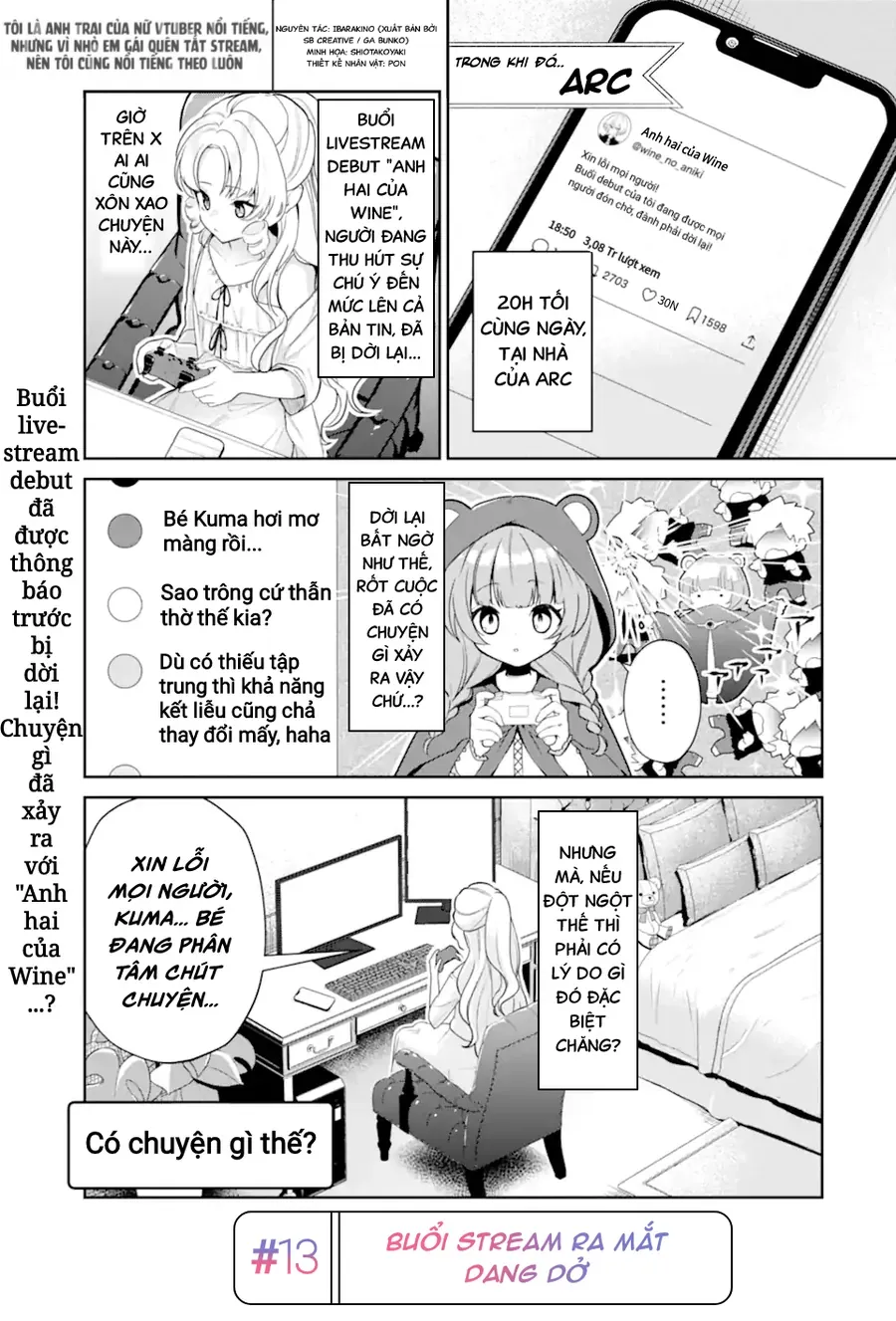 Yuumei Vtuber No Ani Dakedo, Nazeka Ore Ga Yuumei Ni Natteita Chapter 13 - Trang 5